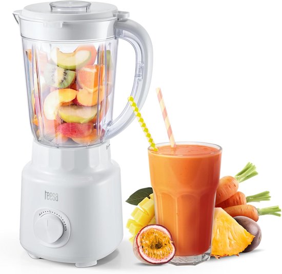 Krachtige Blender 500W met 1.5L BPA-vrije kan voor Smoothies en Soepen van Merkloos