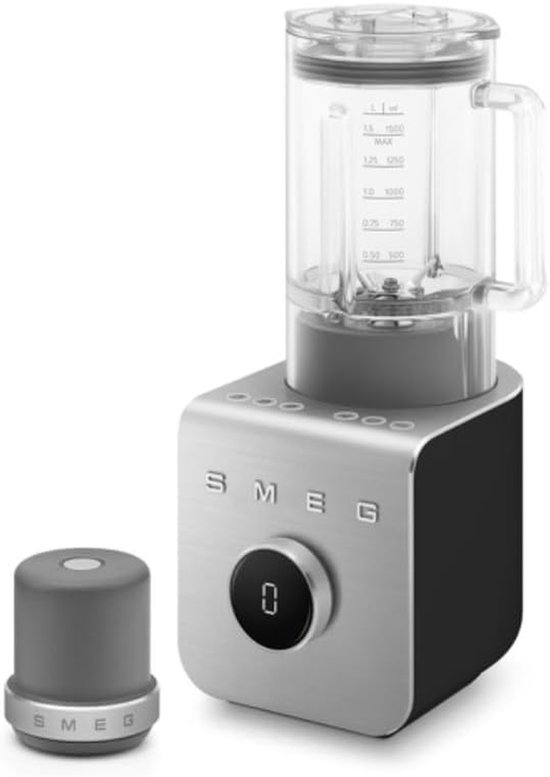 Krachtige Blender - Keukenmachine Mixen - Smoothie Maken - Hoogwaardige Prestaties - 30 cm Hoog - Mat Zwart van Merkloos