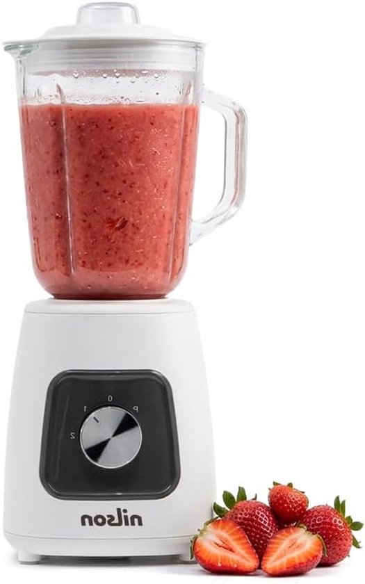 Krachtige Blender - Keukenmixer Apparaat - Gezonde Dranken Maken - IJs Verpulveren Functie - 15 Liter Kan - Wit