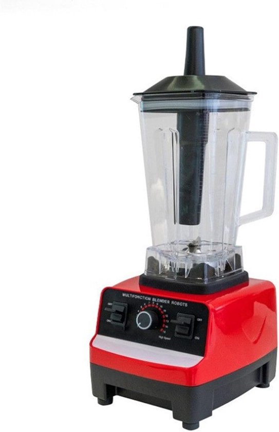 Krachtige Blender - Keukenmixer - Sap Maken - 800W Puur Koperen Motor - 2L Grote Capaciteit - Zwart