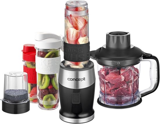 Krachtige Blender met Hakmolen en Molen voor Smoothies en Koffie
