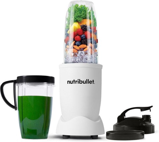 Krachtige Blender - Smoothie Maker - Snelle Maaltijden - 900 Watt Motor - 094 Liter Kan - Mat Zwart van Merkloos