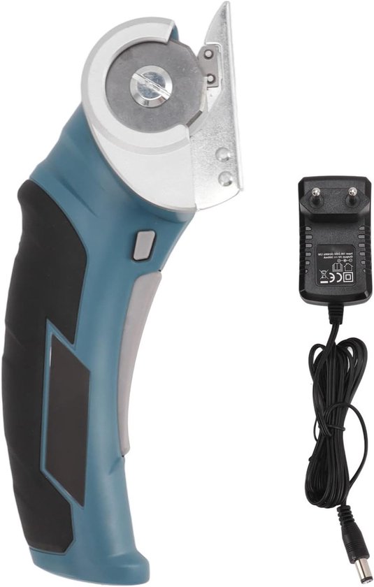 Krachtige Draadloze Elektrische Scharen voor Stof, Karton en Leer - Oplaadbare Mini Cutter met Stalen Mes voor Precisie Snijden