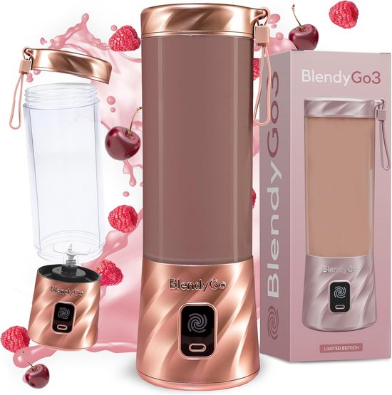 Krachtige Draagbare Blender USB-C Oplaadbaar - 550ml Smoothie Maker Waterdicht van Merkloos