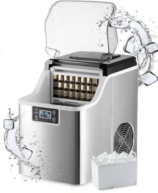 Krachtige IJsmachine voor Thuis en Professioneel Gebruik - 22 kg per 24 uur van Merkloos