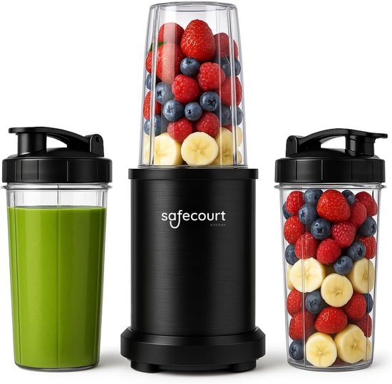 Krachtige Keukenblender met 1300 Watt en Automatische Programma's van Merkloos