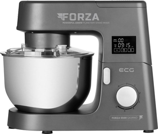 Krachtige Keukenmachine 1.500 W met 6 Snelheden en 6,5 L Mengkom van Merkloos