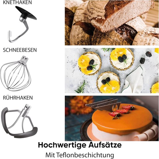 Krachtige Keukenmachine met Grote Kom en Diverse Accessoires van Philips