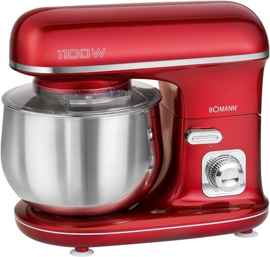 Krachtige Keukenmachine - Professionele Kneedmachine met Garde en Mixer - 1100W van Merkloos