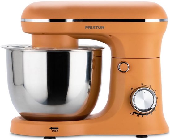 Krachtige Kneedmachine 1500W met 5L RVS Kom en 10 Snelheden van MasterChef