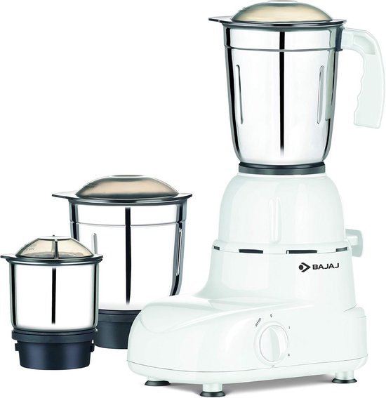 Krachtige Mixer Grinder 500 Watt met 3 RVS Potten van Merkloos