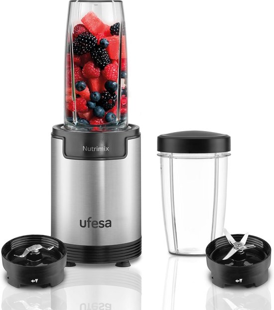 Krachtige Persoonlijke Blender (900W) voor Smoothies, Shakes en IJs - Multifunctioneel & RVS Messen van Merkloos