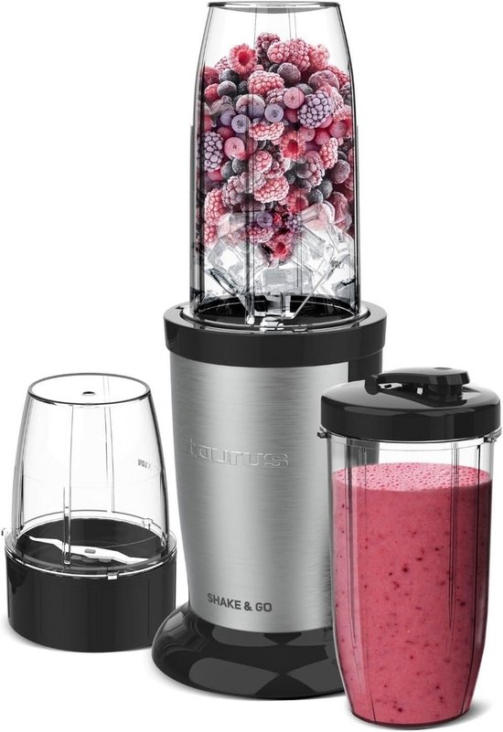 Krachtige Persoonlijke Blender met 2 Reisbekers en Hakmolen van Merkloos