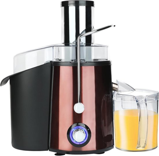 Krachtige sapcentrifuge voor groenten en fruit, 1000 W, nieuw model 2024 van Merkloos