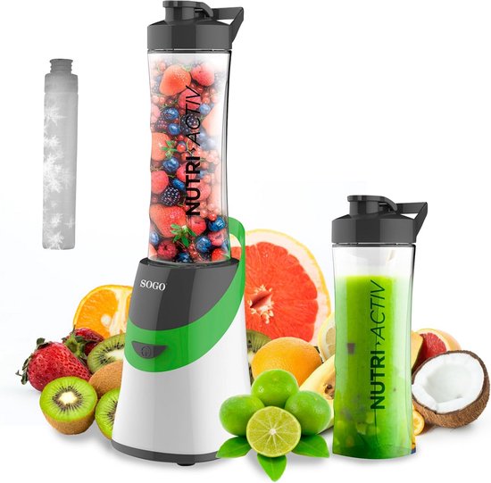 Krachtige Smoothie Maker 350W met Draagbare Fles, BPA-Vrij