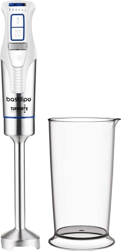 Krachtige Staafmixer 1200 W met Variabele Snelheid en Turbo, Inclusief Maatbeker 800 ml