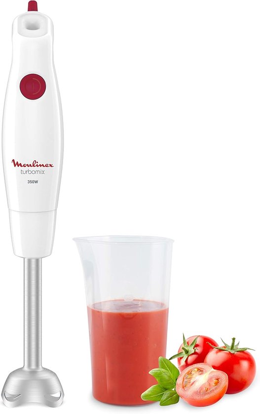 Krachtige staafmixer 350 W met spatbescherming en ergonomische handgreep