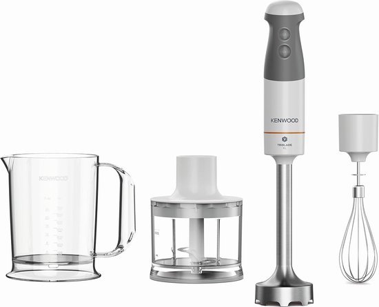 Krachtige Staafmixer met TriBlade-systeem en Accessoires – 850W, Wit