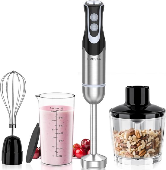 Krachtige Staafmixer Set: Ideaal voor Soepen, Smoothies en Sauzen van Merkloos