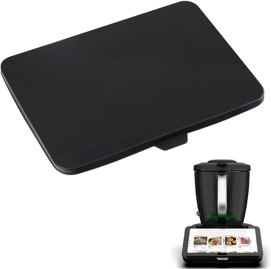 Krasbestendige displaybeschermfolie voor Thermomix, siliconen schermafdekking, accessoires voor keukenmachines, zwart en duurzaam