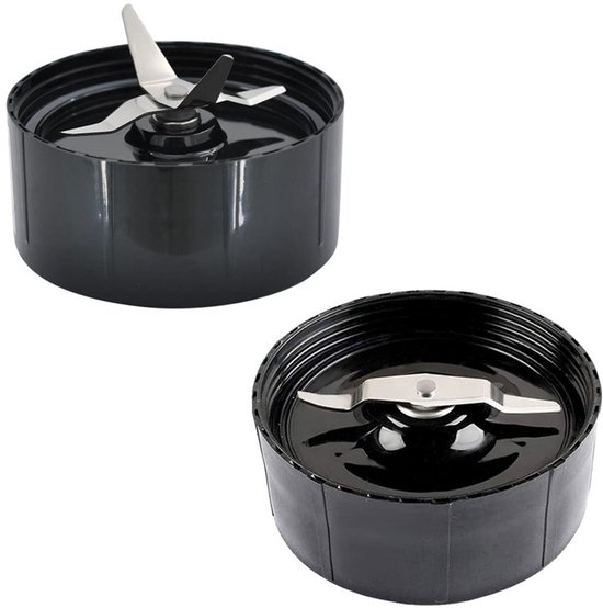 Kruisblad Vervangingsonderdeel Geschikt voor Magic-Bullet (250W, Mb1001 Serie) Mes Roestvrij Staal Dwarsmes Reserve，Kruisvormig mes, mes met één sectie van Merkloos