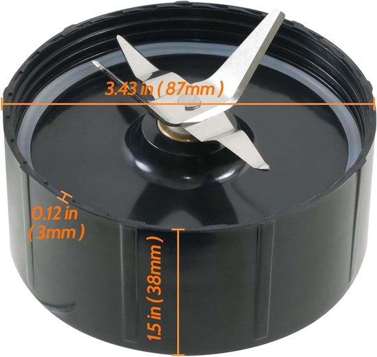 Kruismessen voor Juicer en Blender, Vervangend Roeren Blade, Geschikt voor 250W Ice Shaver en Accessoires