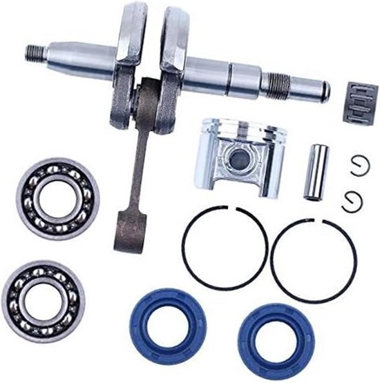 Krukaslagers Oliekeerringen Amp; 42,5mm Zuigerveren, for STIHL, MS250 MS230 MS 250 230 025 023 Kettingzaagmotoronderdelen zuigerveer voor tuinmachines