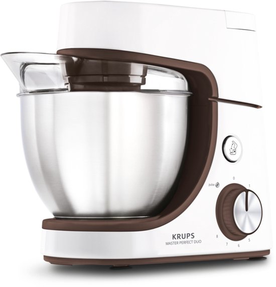 Krups KA51K1 - Keukenmachine - 1100W - 4,6L - Bruin/Wit
