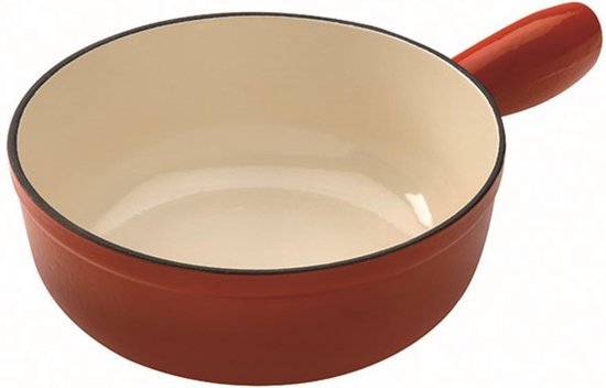 Kuhn Rikon Caquelon Gietijzer 1.7 L - Rood