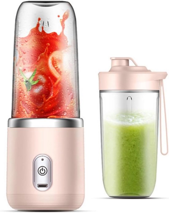KZQ Draagbare Blender 398 Ml 40W Usb Oplaadbaar Reisblender Voor Smoothies Geschikt Voor Thuis Sport Kantoor En Kamperen