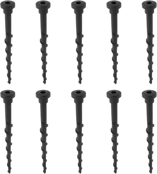 Laadstation schroef compatibel - Husqvarna Automower 105 305 308, 10 stuks haringen voor robotmaaier, haringen van kunststof, lengte 13,7 cm/tuingereedschap, voor tuin grasmaaier