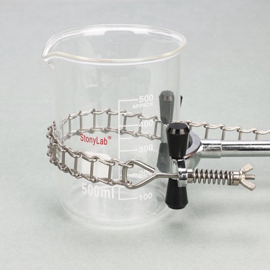 Lab Kettingklem Houder, 40-145 mm Houdmaat Verstelbare Laboratoriumglaswerk Kettingklem voor Bekers, Kolven, Condensors Bevestiging Labaccessoires