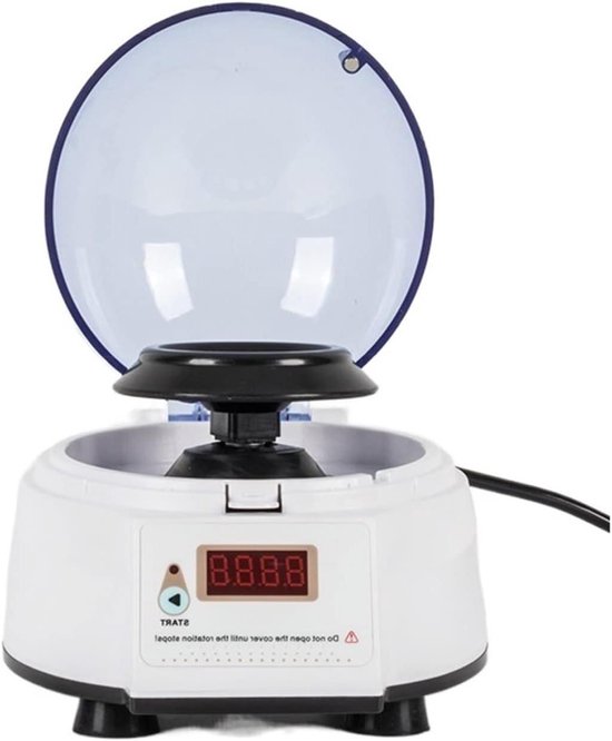 Laboratorium Centrifuge - Microcentrifuge Mini Centrifuge - Monsters Scheiden - Borstelloze Motor - 160x190x130mm - Wit