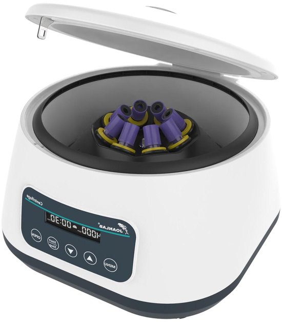 Laboratorium Centrifuge - Tafelmodel Centrifuge - Onderzoek Scheiden - Veelzijdige Adapters - 500-4000 RPM - Wit