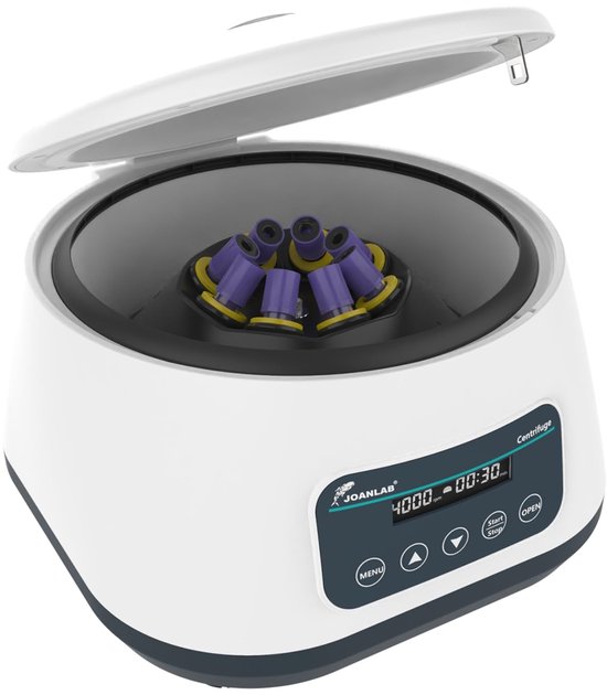 Laboratorium Centrifuge - Tafelmodel Centrifuge - Onderzoek Scheiding - Veelzijdige Capaciteit - 500-4000 RPM - Wit