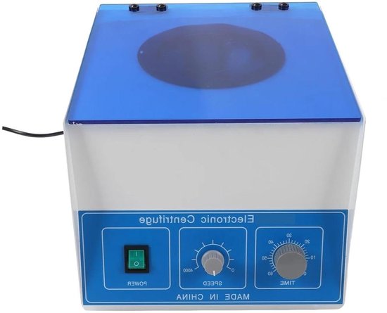 Laboratorium Centrifuge - Tafelmodel Machine - Monsters Scheiden - Nauwkeurige Controle - 20ml X 12 Gaten - Zilver