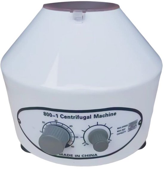 Laboratorium Microcentrifuge Tafelmodel 4000 RPM Capaciteit 6x20ml Digitale Timer van Merkloos