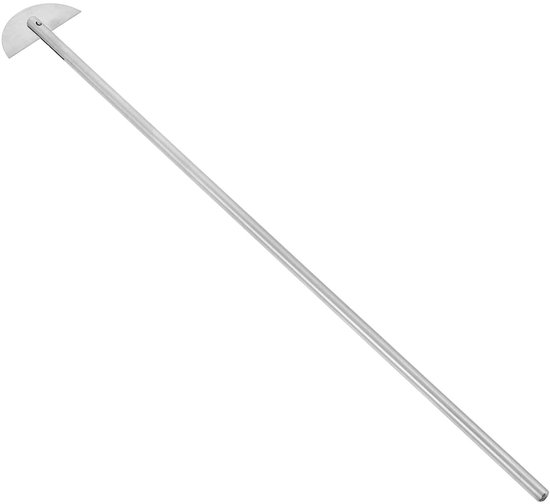 Laboratorium Roerstaaf - Mengstaaf Reagens - Wetenschappelijk mengen - Vouwbare peddels - 34 cm - Zilver