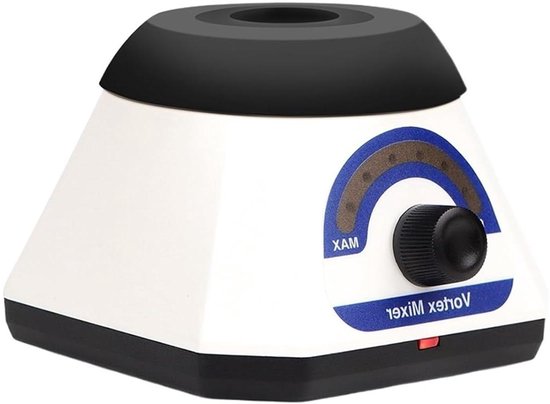 Laboratorium Vortexschudder - Mini Mixer Reageerbuis - Vloeistoffen Mengen - Instelbare Snelheid - 50 ml - Zwart