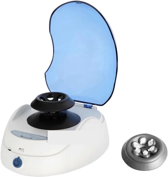 Laboratoriumcentrifuge - Mini centrifuge - Laboratoriumwerk - Stille technologie - 6000 tpm - Wit