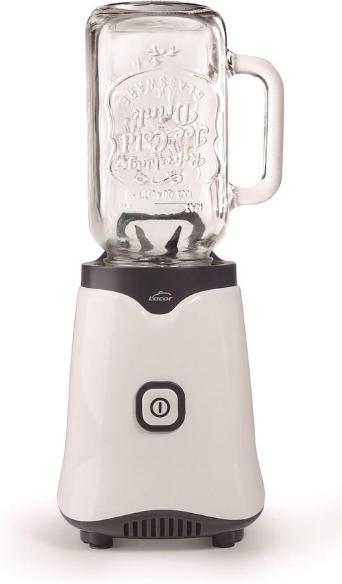 Lacor Mix & Go - Individuele Blender met Glazen Mixbeker - 500 ml van Lacor
