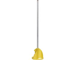 Lakmixer Opzetstuk - Roeraccessoire - Verf Mengen - Voor Emmer 40 Liter - 80x400 mm - Zilver van Merkloos