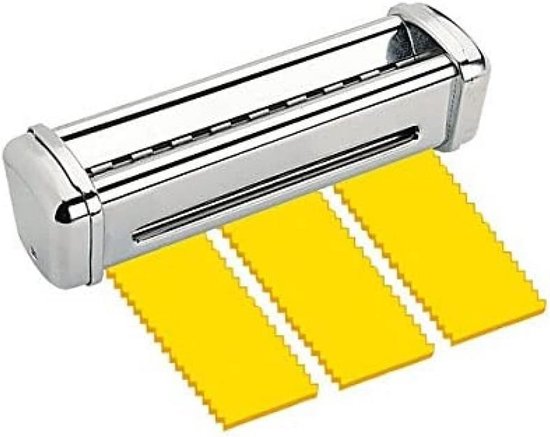 Lasagne Snijder - Pastamaker Deegroller - Verse Pasta Maken - Gemaakt in Italië - 21 kg - Zilver