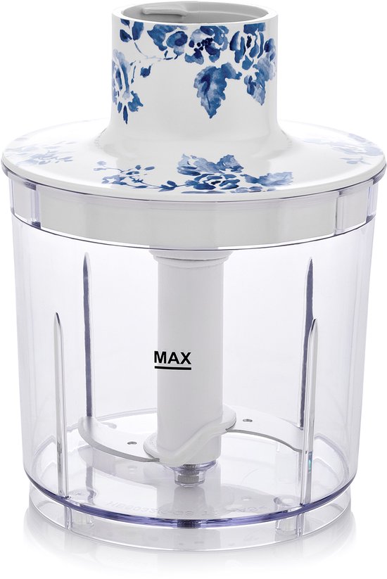 Laura Ashley - 600-watt 4-in-1 staafmixer met accessoires - China Roos - ByVQ van Merkloos