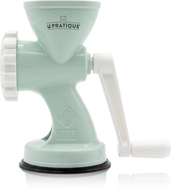 Le Pratique | "Super Cut(e)" Multifunctionele 3-in-1 Handmolen | Gehaktmolen, Pastamolen & Worstenvuller | 7 Accessoires | Made in Italy