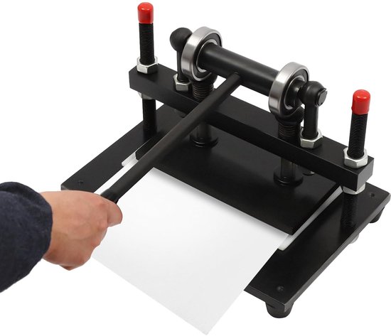 Lederen stans snijmachine leder preegmachine pers snijden stalen plaatpers voor stoffen leer kunststof rubberen platen ledersnijmachine 12 mm stalen plaat pers reliëf 360 x 270 m