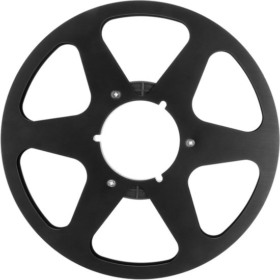 Lege Bandspoel 1/4 Inch 10.5 Inch met 6 Gaten voor Universele Open Coil Geluidsband, Aluminium Opname Spoel voor Professioneel Gebruik van Merkloos