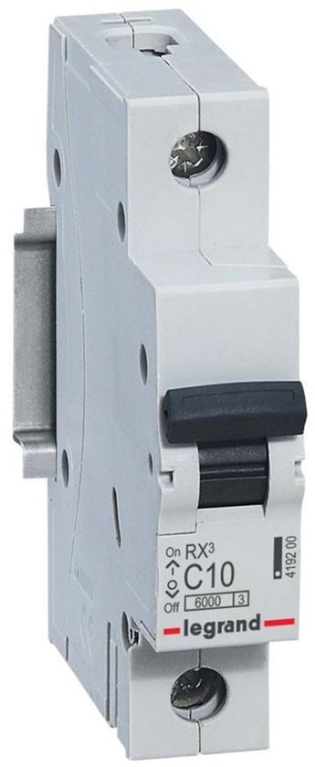 Legrand RX3 - Automatische Overstroomschakelaar - 1P - C10 van Merkloos