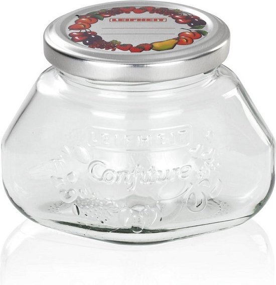 Leifheit inmaak glas 1/4 ltr 6 stuks