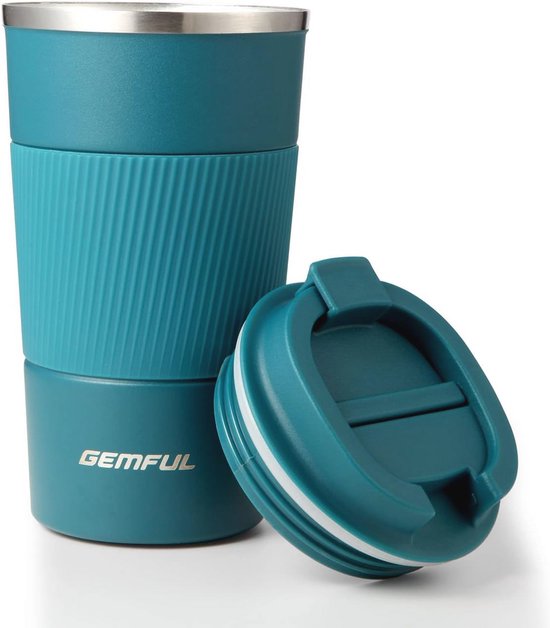 Lekvrije Roestvrijstalen Reismok voor Koffie en Thee - 510ml
